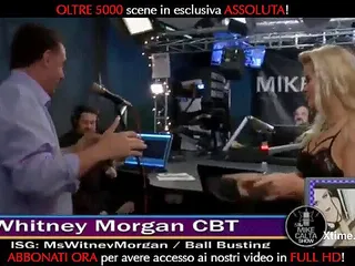 Andrea Dipre muy caliente en vivo en la radio!