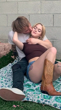 Cute Petite Teen Gets Creampied During Picnic Date - Sage Fox
