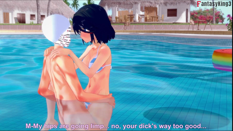 Fantasy king: Ryuko matoi seksi bikinili seks