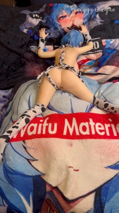 Cowkini Slut Ganyu's Silicone Cococunt Fucked &Bred 65cm Mini Hentai Sex Doll Kemelias