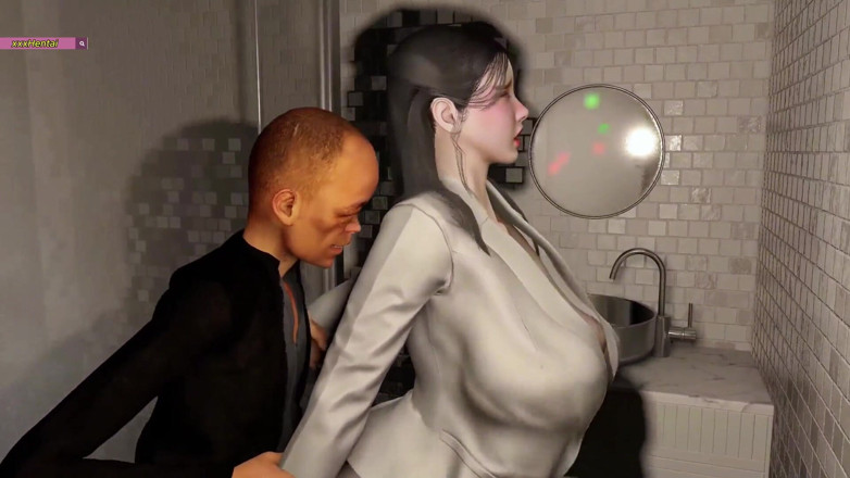 Soiyu Hentai: Esposa infiel fode o velho cliente do pau grande (p1) - 3D Animation...