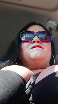 Sharing My Tits in Outdoor Public Route
