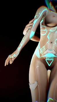 Robot seks biru dalam cabaran persembahan seks BDSM