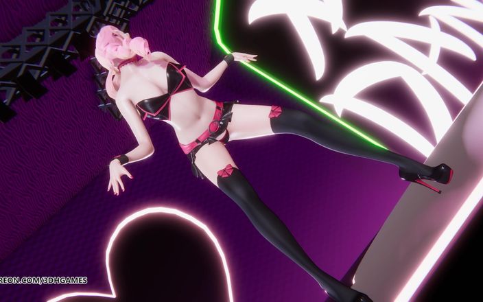 3D-Hentai Games: [mmd] Apink Chobom - copycat ahri seraphine seksi striptiz dansı league...