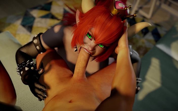 Wraith ward: Bowsette succhia il cazzo in video con punto di vista |...