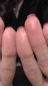 Natural Red Fingernails, JOI Lady Victoria Valente