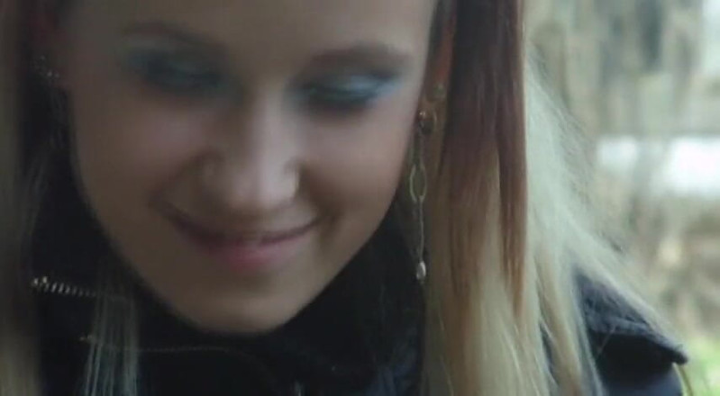 Femdom Austria: Cute Teen Smoking Cigarette Outdoors
