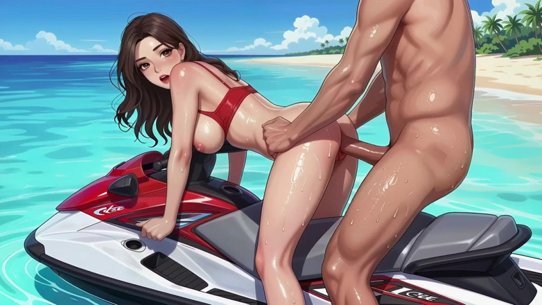 AI-JOE: Eine schöne Frau im koreanischen Comic-Stil, eine koreanische Schönheit, auf...