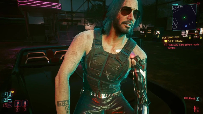 LewdArcade: Cyberpunk 2077 Rogue Sex Scene - Blåsig kärleksexscen [18+] Porr spel