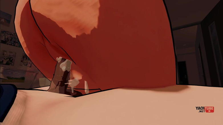 Yaoitube: Naruto Yaoi - Naruto seronok menunggang batang besar sasukes