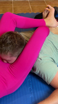 Defeated in Wrestling Headscissors Made to Smell Pussy