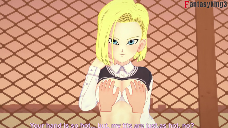 Fantasy king: Android 18 entra al college per continuare a scopare gohan - dragon...