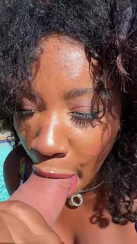 Huge Titty Ebony Babe Gets Titty Fucked by Jmac's Big Dick J