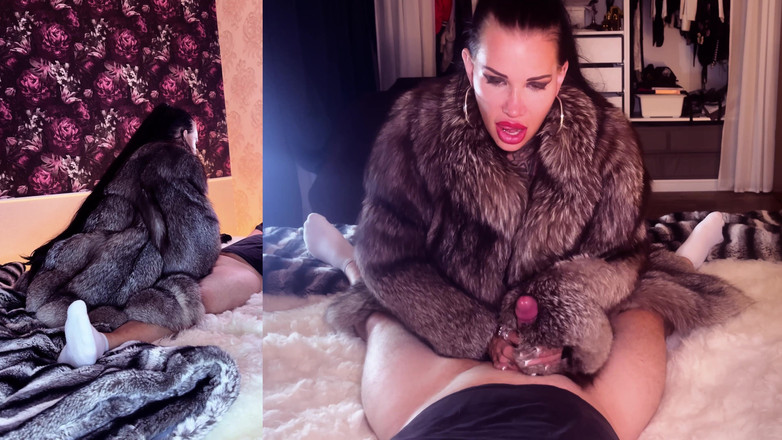 MissAlessaMilano: Трахаюсь вместо вечеринки с моим секретным фетишем в меховой шубе