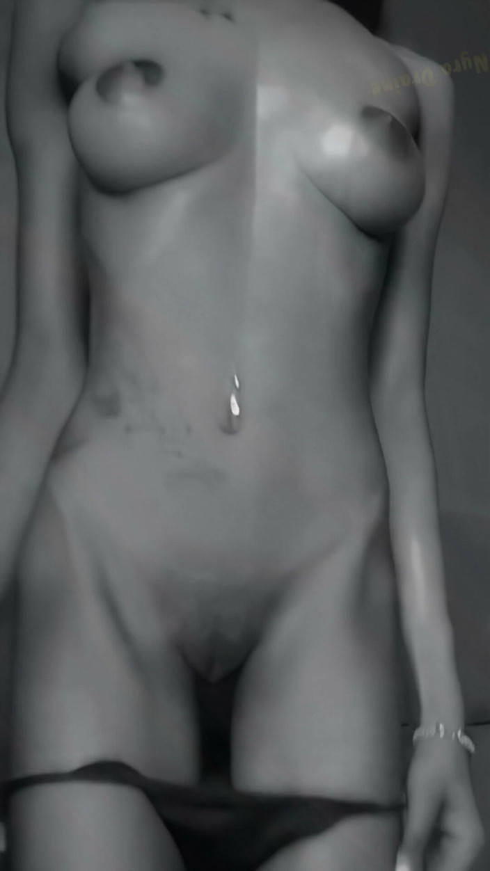 NyraDraine: Nyra em preto e branco - slow rewind