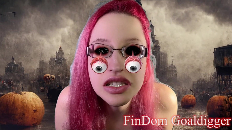 FinDom Goaldigger: Halloween income slave transformation