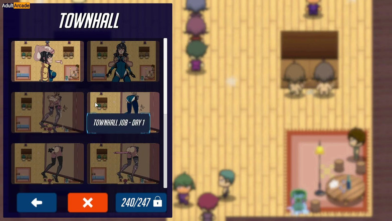LewdArcade: Third Crisis Porn Game Gallery [part 02] Jenna - Townhall Sex Seances Collection