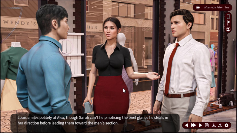 Johannes Gaming: กระซิบความปรารถนา 28 มันร้อนแรงในบูติกกับ sarah และ louis