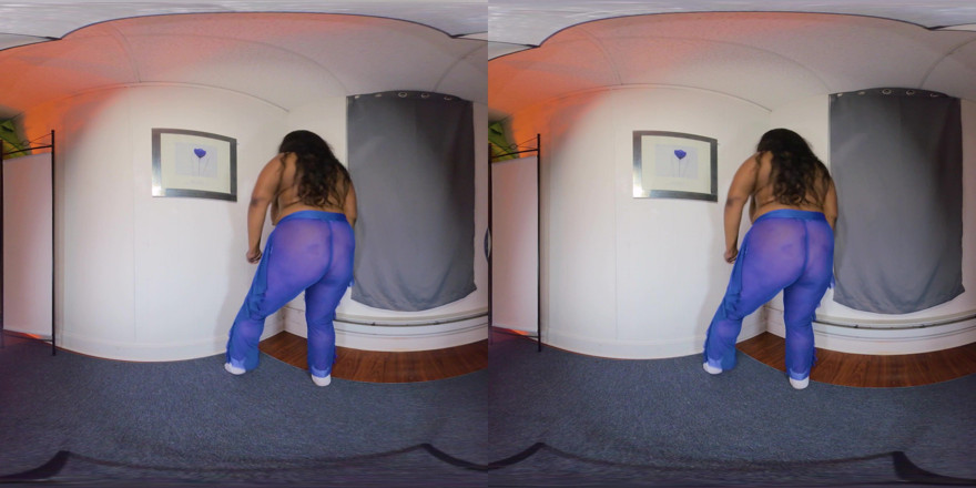 Ebony VR solos virtual reality adult films: Sulla faccia di te! Vol. 6- la bbw cosce cavalca pov...