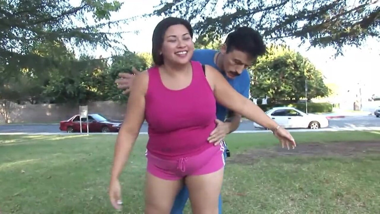 2 much love: Asian fat slut for a big mature cock