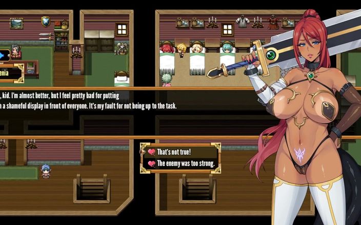 Cumming Gaming: Хвіст бажання, жіноча хентай гра, еп.10, вона отримала тату після трахання цього гігантського монструозного члена!