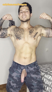 My Military Cock Cums with No Hands!