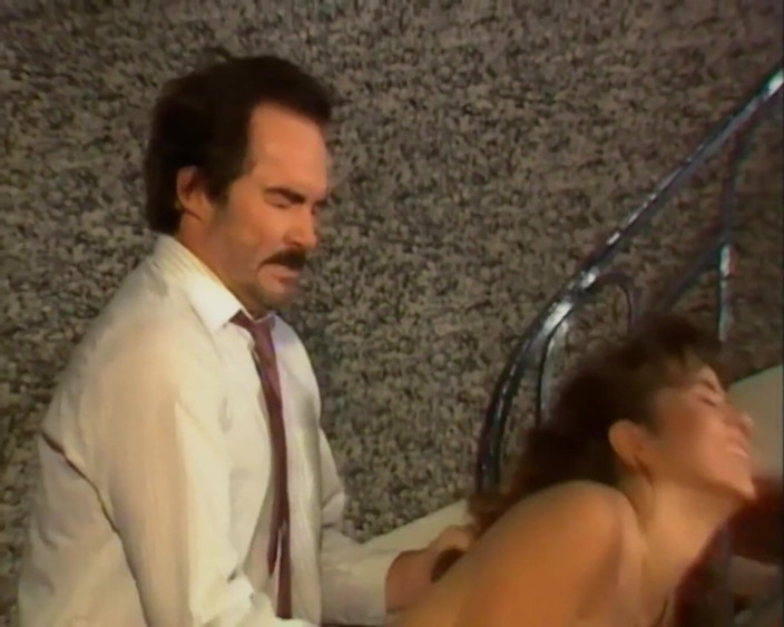 Vintage Climax: Brunette beauty with big boobs gets slammed