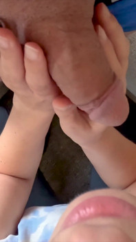 Einen großen cumshot, heißen weiblichen pOV-blowjob schlucken