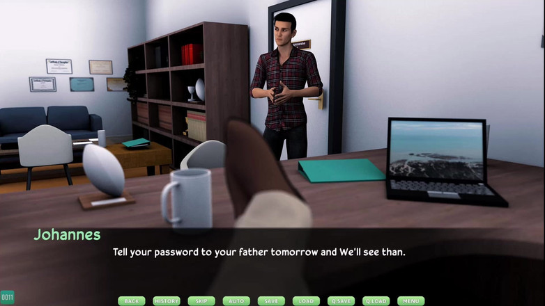 Johannes Gaming: 淫荡的欲望 #1 - Johannes 开始了一份新工作...Nadia Sen...汉尼斯一些照片...约翰内斯对着娜迪亚的照片撸管。