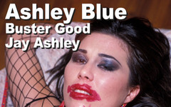 Picticon bondage and fetish: Ashley Blue & Buster Good & Jay Ashley BDSM anální DP A2M...