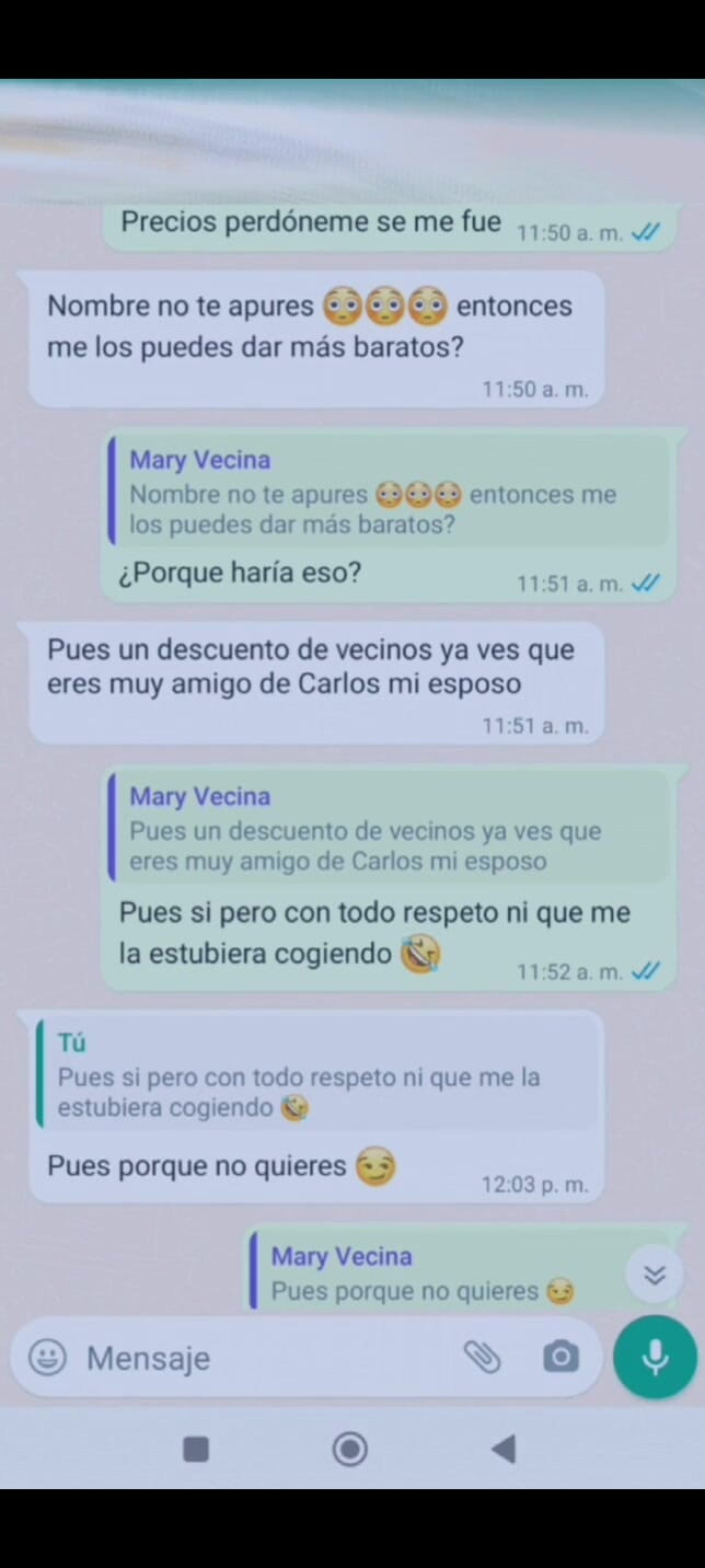 Mexicasero: Mrs. Mary Gets Very Horny and Sends Me Photos of...