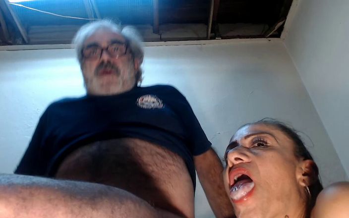 West Bonanza Sex Included 2: Cougar Sucking Cock - Blowjob with Cum Swallow