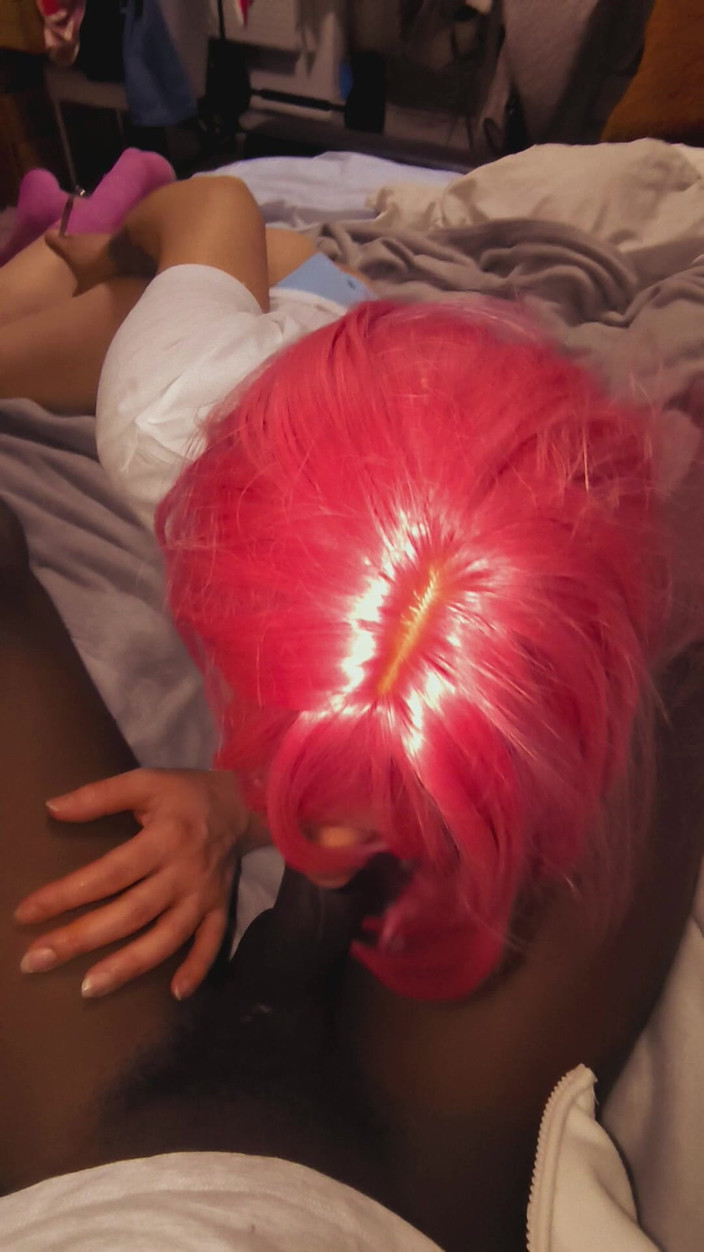 CardiC: Sissy Trans roodharige Hello Kitty vernedering: smeekt om meer