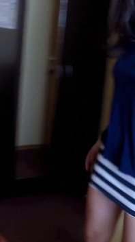 Sexy Amateur Brunette Strips and Shows Her Body