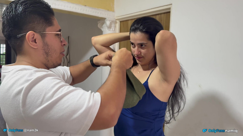 NamiQseiiin: Surpresa, chocolate no meu pau grande para colocá-lo para chupar