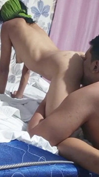 Sucking My Stepsister's Skinny Pussy