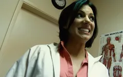 Dr Julez Ventura Takes the Temp of a Fat Black Cock