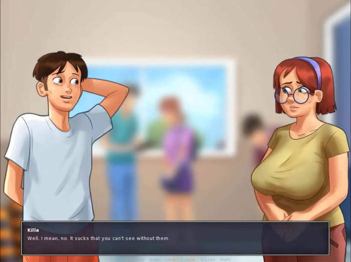 Cartoon Play: Summertime saga part 217 - selfie