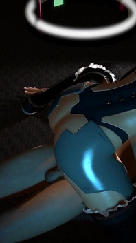 Dieses robotermädchen hat einige fancy sex-einstellungen