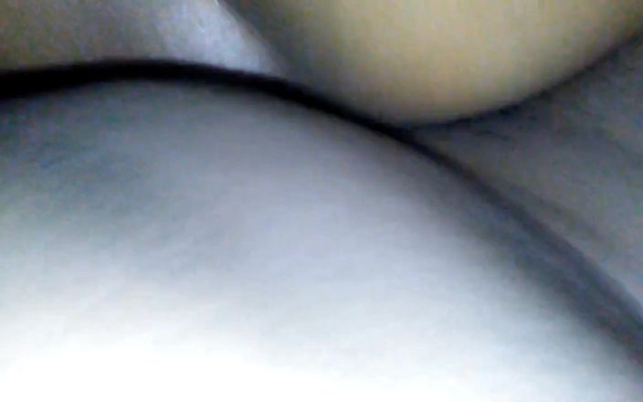 Super sexy ebony cuties: Écarte mes fesses, grosse bite noire, levrette, creampie