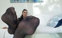 Lady Victoria Valente: I piedi di formaggio annusano l&amp;#039;odore dell&amp;#039;allenamento. Clip punto di...