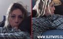 Slutwife Club: Only Fans - Relaxando no sofá com Candie Cross - Double View