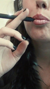 Seductive Cigar Fetish Smoking Topless Black & Mild Deep Smoking