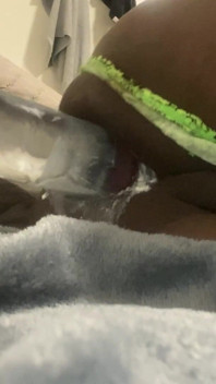 Practicing My Nine Inch Dildo for the First Bigger Dick Than Mine Part 4