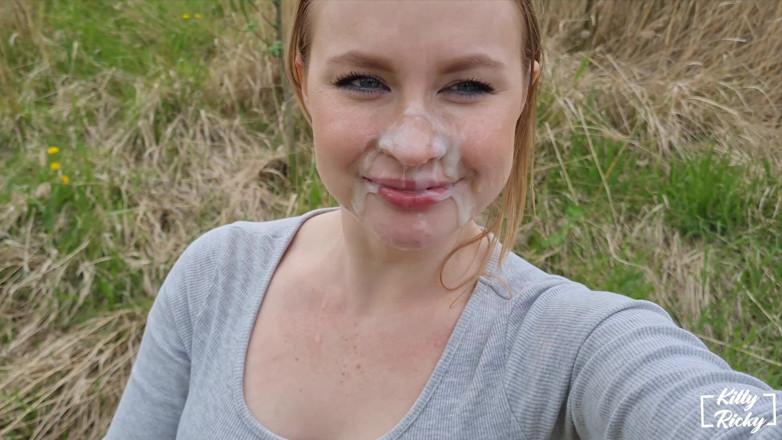 Kelsi69: Outdoor twarzy spust walk