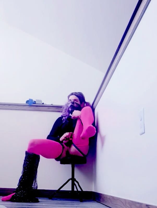 Natalie Slax: Đĩ tinh dịch hư hỏng tgirl sissy