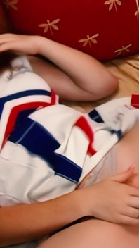 Red-haired Babe Fucks and Sucks Cock