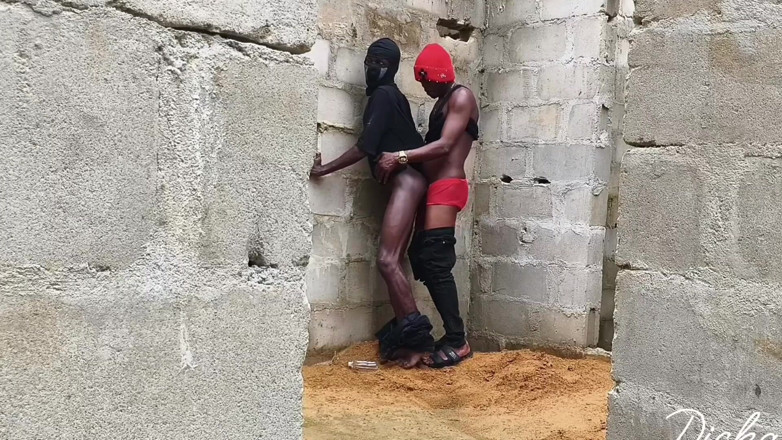 Dickass3x: Ebony Slime Waist Got Smashed on the Wall of an...