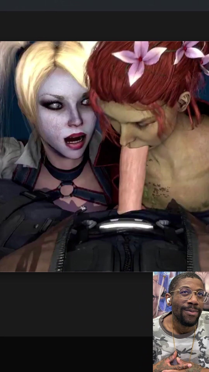 Good news media: Harley Quinn und Ivy kriegen einen frechen fickschwanz tief in...