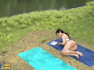 Adultgameplayvideos: Shoretown saga - er fickte seine lehrerin, während sie ein sonnenbad...